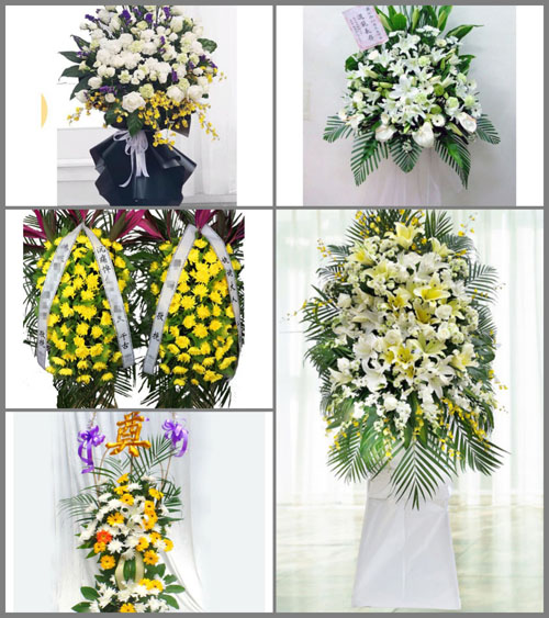 湖南永州祁阳县羊角塘镇黄坪村白事花篮预定